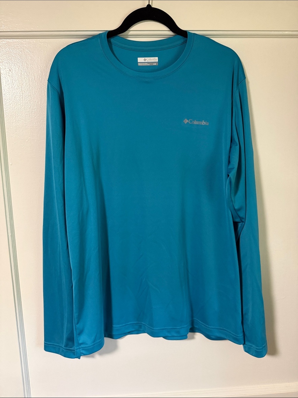 Columbia Long Sleeve Performance Shirt - Teal Blue